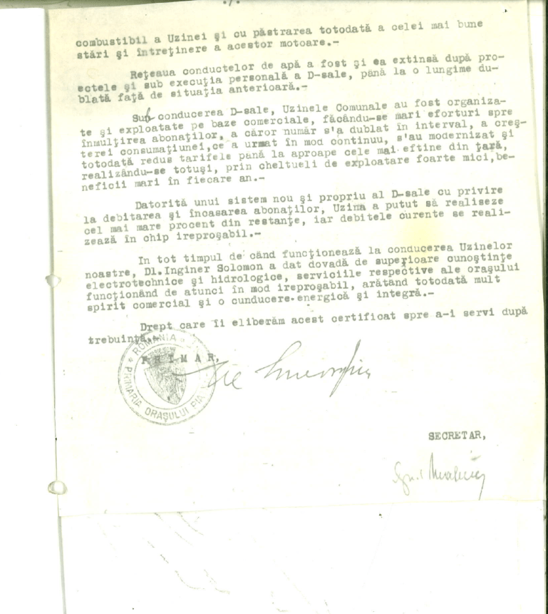 Solomon I Adeverinta Primaria Piatra Neamt 1938 p2